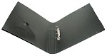 2-rings ringband 'Ribble', zwart